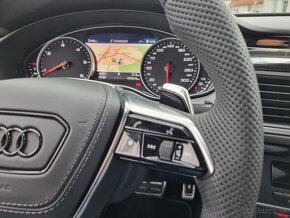 AUDI A6 C8 A8 SQ8 Q8 VOLANT kozeny zkoseny perforovana koža - 17