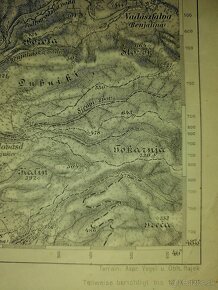 Stará mapa Humenné a okolie-1904. - 17