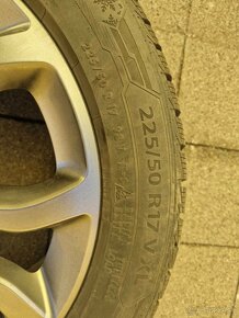 Zimná sada alu disky a pneu Barum Polaris 5, 225/50 R17 - 17