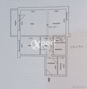 Veľkometrážny 2 izbový byt po rekonštrukcii na ul. Janka Ale - 17