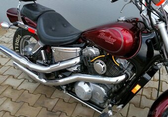 HONDA SHADOW VT1100 V TWIN, / KRÁSNY originál stav, - 17