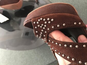 MIU MIU originál damske extravagantne sandalky 37 1/2 - 17