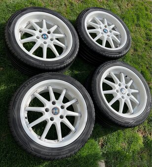 Hlinikove disky 5x120 r17 + pneu 225/45 ZR17 - 17