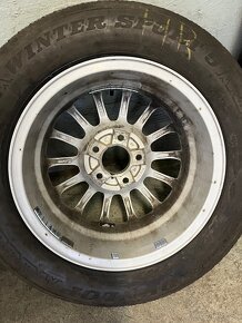 Mercedes zimné 195/65 r15, disky 15x6,5j, 5x112 - 17