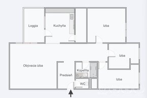 BOSEN | Priestranný 4 izbový byt v centre mesta Malacky, Mal - 17