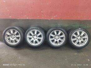 Predám tieto al.disky BBS 5x112 R17 s pneu 225/50 r17 8mm. - 17