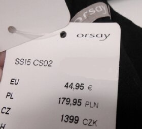 Čierne kokteilové šaty zn. ORSAY, S/M, 36/38 - 17