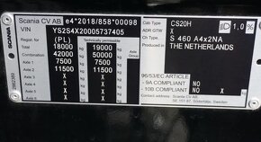 8734 - Scania S460 - 4x2 – Tahač – EURO 6  - 17