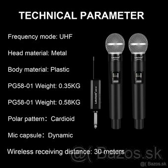 Digitálny mikrofón bezdrôtový + komplet : nový a zabalený - 17