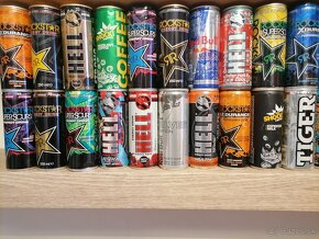 energy drink plechovky - 17