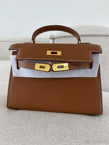 Hermes Kelly mini hnedá kabelka - 17