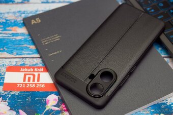 Silikónové puzdro s koženkovým vzorom pre Realme - 17