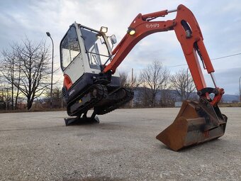 Minibager Kubota. Vaha 1550kg. Rychloupinak, 2x lyzica. - 17