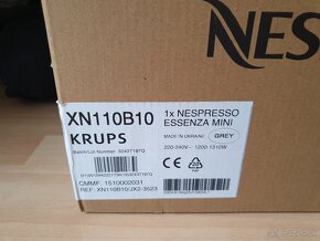 NESPRESSO KRUPS Essenza Mini Intense Grey XN110B - 17