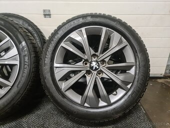 5X112 R17 PEUGEOT + ZIMNE PNEU 215/55 R17 - 17