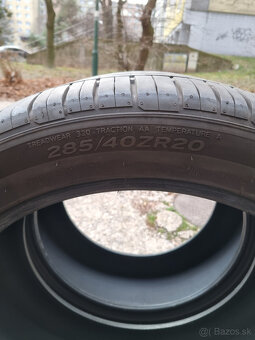 Letné pneu dvojrozmer 285/40 R20 a 255/45 R20 Hankook - 17