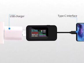 Multifunkčný USB Meter FNB-38, UM-24C, KWS-MX18 - 17