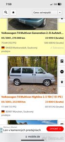 VOLKSWAGEN MULTIVAN T4 2,5 tdi 111 kw Highline - 17