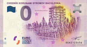 0 euro bankovka / 0 € souvenir - 2019,2018 - 17