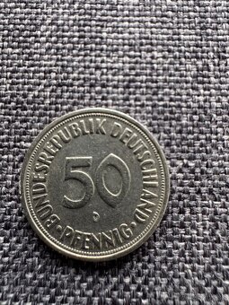 Nemecko - 50 Pfennig 7 ks : 1950, 1966, 1979, 1990, 1992 - 17