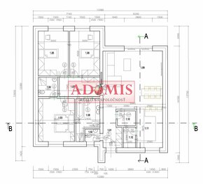 Predám 4izbový HOLODOM Ruskov,120m2, pozemok 648m2,2x kúpeľň - 17