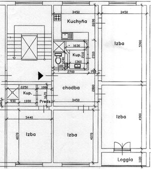 Veľký 4 izb. byt Poprad, s výhľadom na Tatry, 104 m2, 7/8.p. - 17