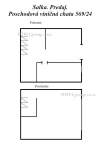 Salka – na predaj poschodová viničná chata 569/24 - 17