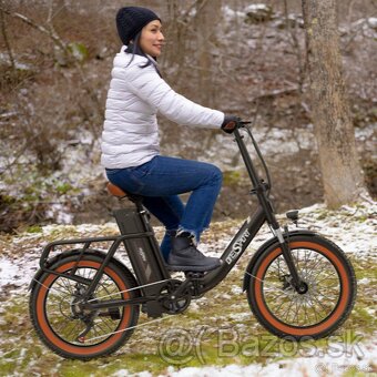 Mestský skladací ebike Onesport 20x3.0",350W,17Ah,25km/h,28 - 17