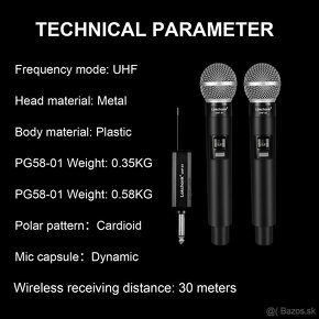 Digitálny mikrofón bezdrôtový + komplet : nový a zabalený - 17