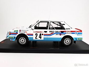 ŠKODA 130L 1988 ČERVENÁ,1987 Rally Monte Carlo 1/18 IXO - 17