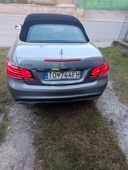 Predám Mercedes E250 Cabrio model w212 ročník 2014 - 17