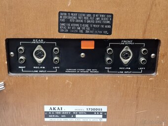 AKAI 1730 D-SS / DISCRETE 4-CHANNEL TAPE DECK / REEL TO REEL - 17