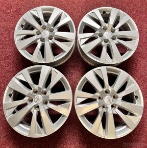 5x108 R17 Orig. alu disky Peugeot 3008 - 5008 / ET 42 - 17