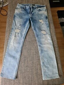 Panske jeansy Armani jeans oversize a M&D - 17