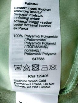 Šifónové zelené šaty s flitrovanou výšikou, v.50/52/XXL - 17