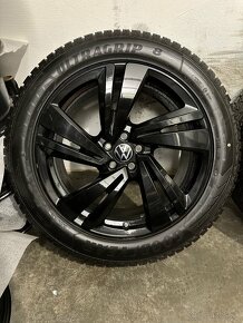 Nepoužitá zimná sada VW Touareg III. R line 5x112 R20 Nevada - 17