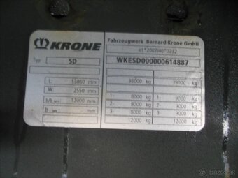 Krone SD, STANDART, SAF - 17