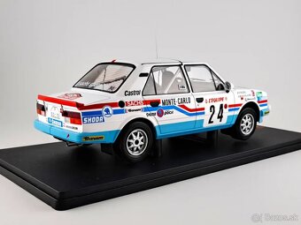 ŠKODA 130L 1988 ČERVENÁ,1987 Rally Monte Carlo 1/18 IXO - 17