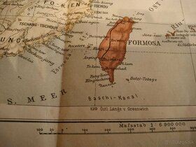 Dobová Litografia a mapa Rusko-japonska Valka Cárske Rusko - 17