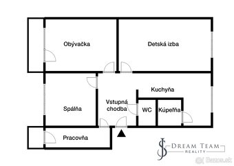 82m2, zrekonštruovaný 3.5-izbový byt Banská Štiavnica - 17