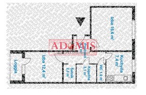 Rezerve,Predám 2-izbový priestranný byt 55m2,loggia,Košice,  - 17