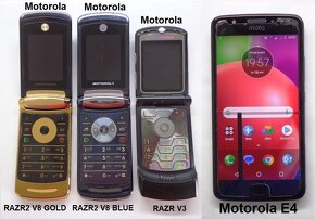 Motorola RAZR V3i STEELGRAY + RAZR2 V8 RAZR V3 E4 Dotyková - 17