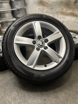 Zimná sada 5x112 R16 , 205/55/16 Audi A3 , VW, Škoda, Seat - 18