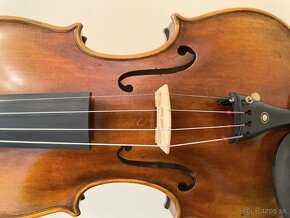 husle 4/4 model Stradivari ( olejovy lak) - 18