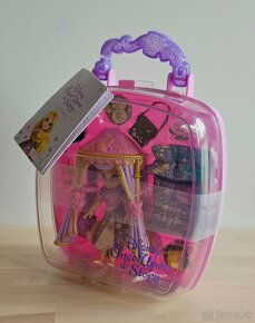 Rapunzel Na Vlásku kufrík original Disney Locika bábika set - 18