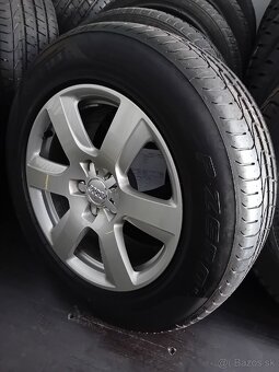 Alu 5x112R17 orig. Audi + nejazdené pneu 235/60R17 - 18