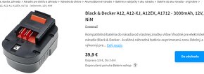 Predám kvalitnú AKU-VŔTAČKA/ŠRÓBOVAčKA+BATERIA Black Decker - 18