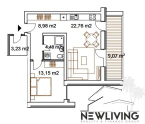 Na predaj 2iz. apartmán v exkluzívnej časti mesta Piešťany s - 18