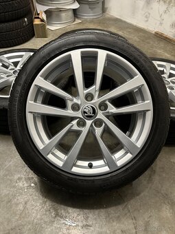 Sada kolies 5x112 R17 , 225/45/17 Audi A3 , Octavia, Golf - 18