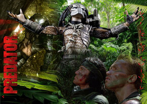 Predator – Jungle Hunter v mierke 1/4 + Mačeta "BILLY SOLE" - 18